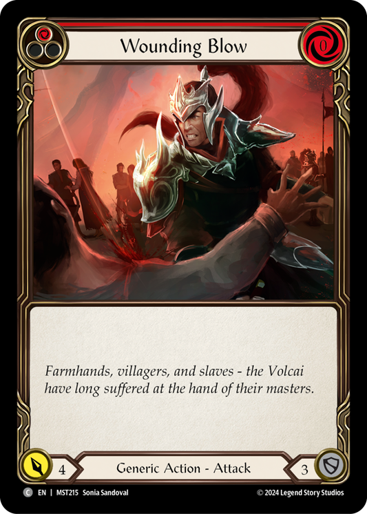 Wounding Blow (Red) | Common [Non Foil]
