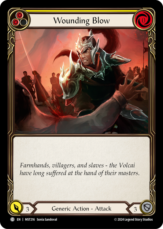 Wounding Blow (Yellow) | Common [Non Foil]
