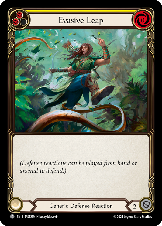 Evasive Leap (Yellow) | Common [Rainbow Foil]