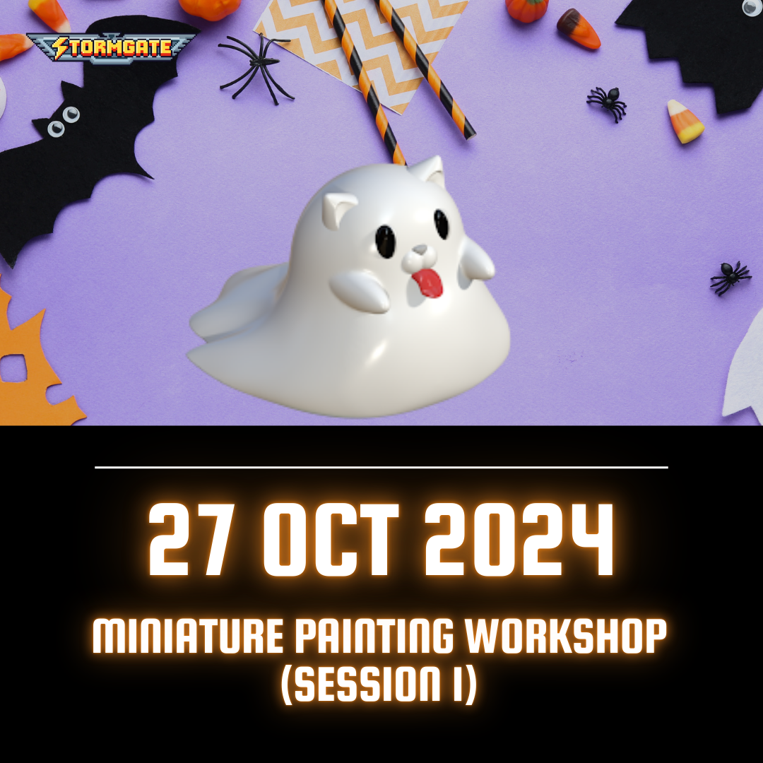 Miniature Painting Workshop (27 Oct 2024, 10:30am - 12:00pm)