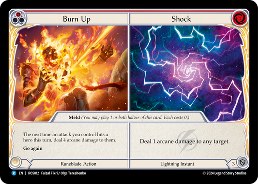 Burn Up <> Shock | Rare [Non Foil]