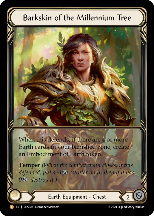 Barkskin of the Millennium Tree | Legendary [Extended Art Cold Foil]