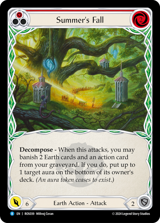 Summer's Fall (Red) | Rare [Non Foil]