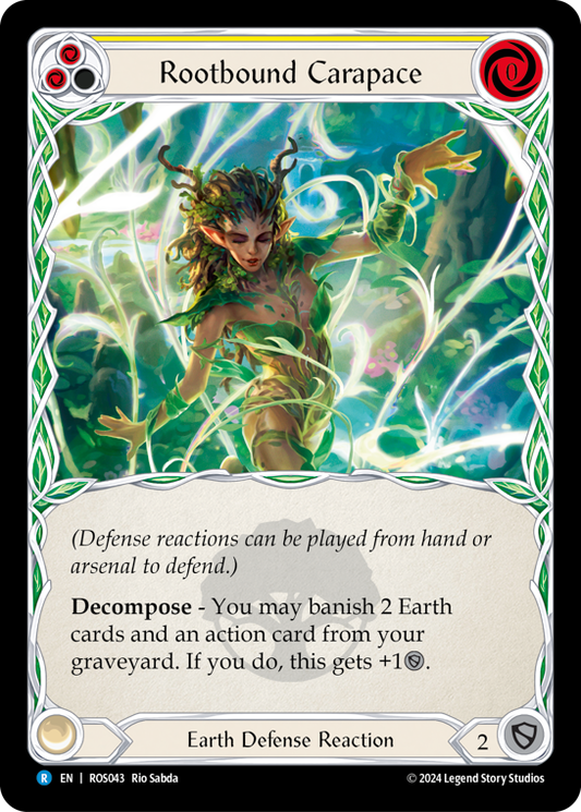 Rootbound Carapace (Yellow) | Rare [Non Foil]