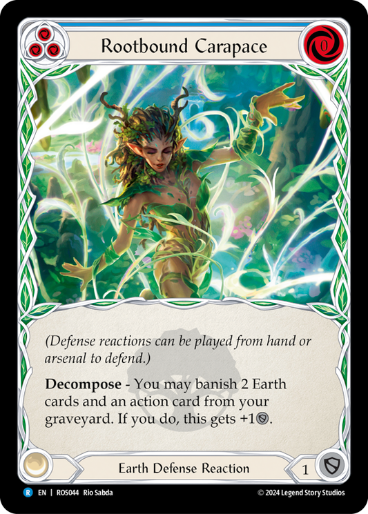 Rootbound Carapace (Blue) | Rare [Non Foil]