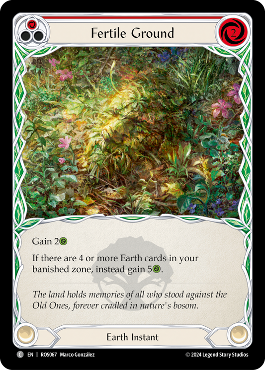 Fertile Ground (Red) | Common [Rainbow Foil]