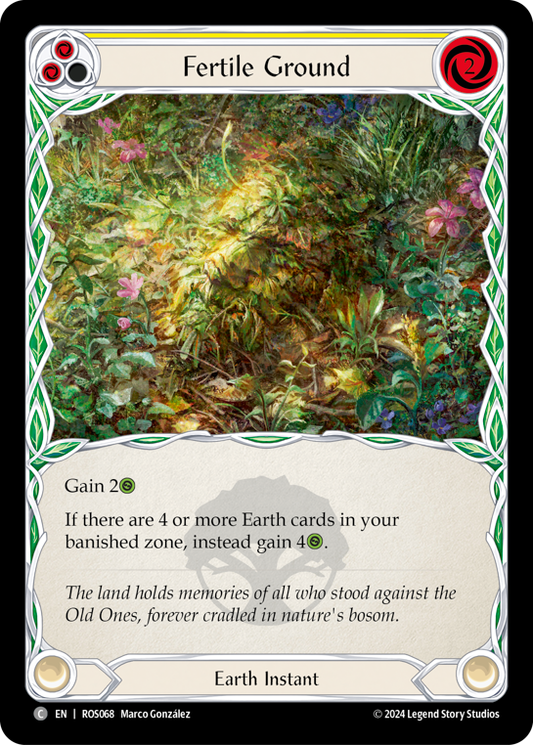 Fertile Ground (Yellow) | Common [Rainbow Foil]