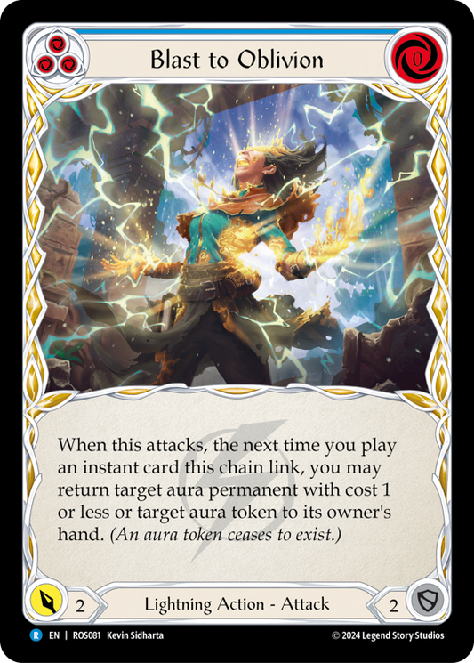 Blast to Oblivion (Blue) | Rare [Non Foil]