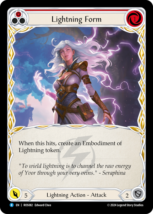 Lightning Form (Red) | Rare [Non Foil]