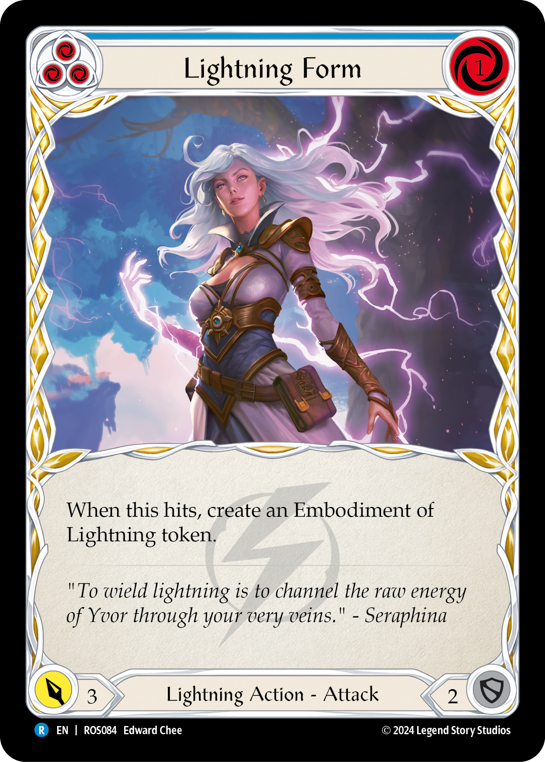 Lightning Form (Blue) | Rare [Non Foil]