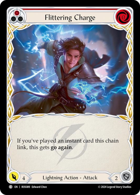 Flittering Charge (Red) | Common [Rainbow Foil]