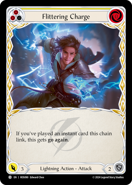Flittering Charge (Yellow) | Common [Rainbow Foil]