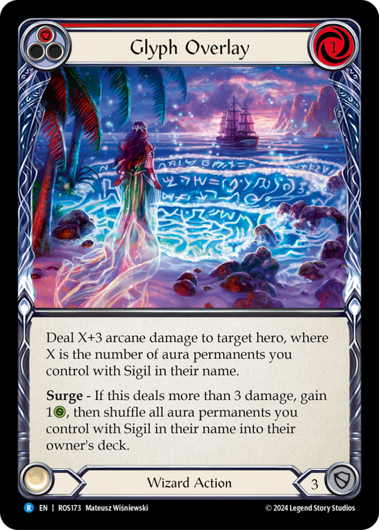 Glyph Overlay (Red) | Rare [Non Foil]