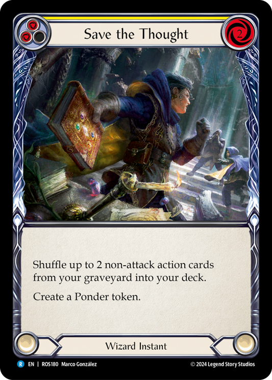 Save the Thought (Yellow) | Rare [Rainbow Foil]