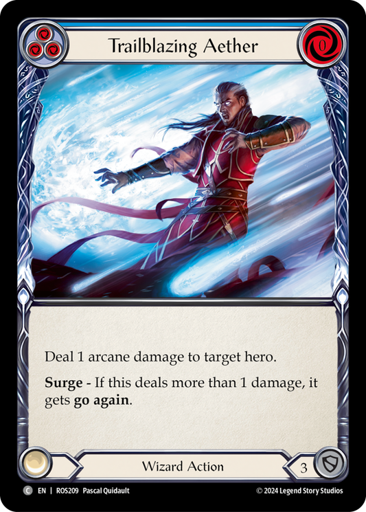 Trailblazing Aether (Blue) | Common [Rainbow Foil]