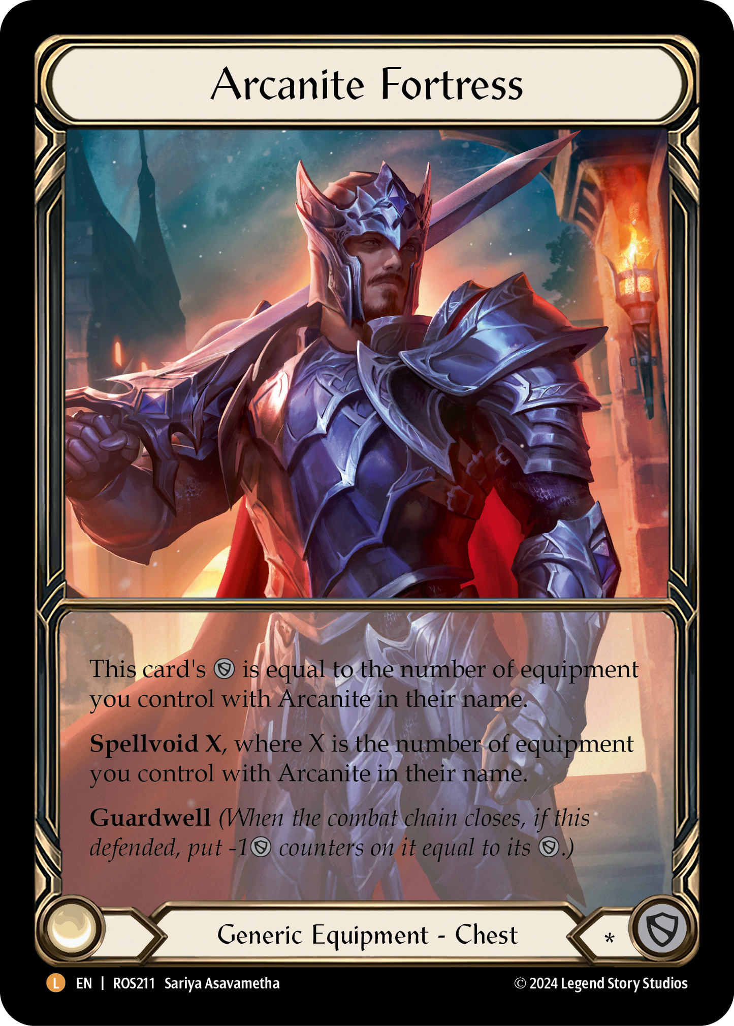 Arcanite Fortress | Legendary [Extended Art Cold Foil]