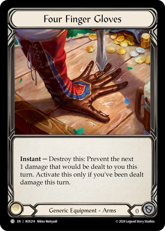 Four Finger Gloves | Common [Cold Foil]