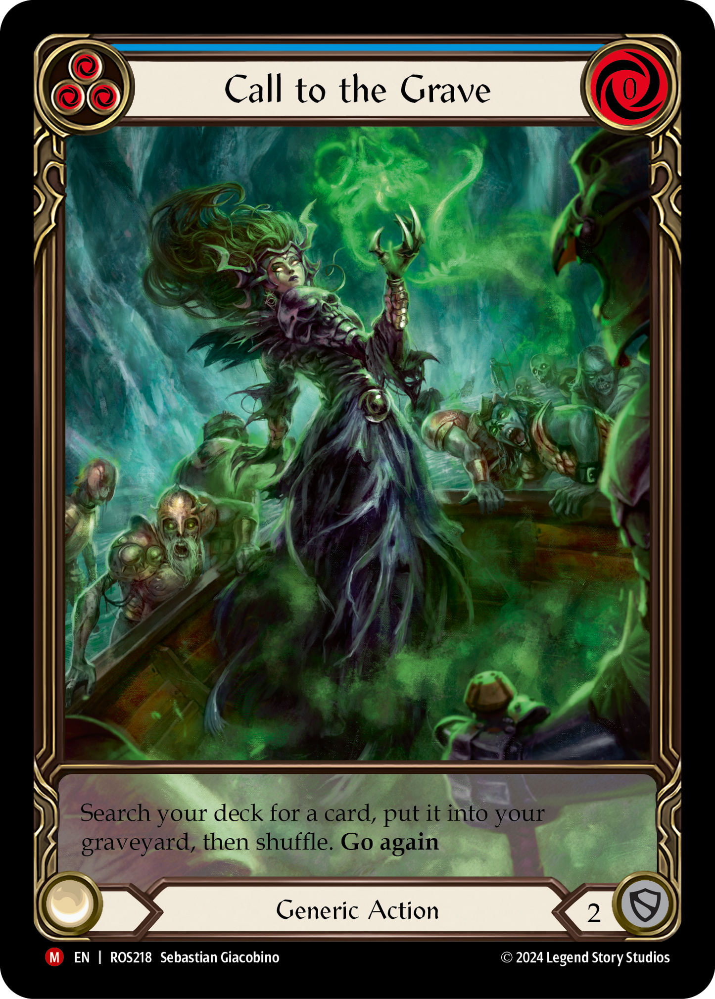 Call to Grave | Majestic [Extended Art Rainbow Foil]