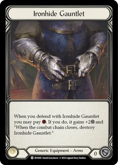 Ironhide Gauntlet | Common [Rainbow Foil] - Unlimited