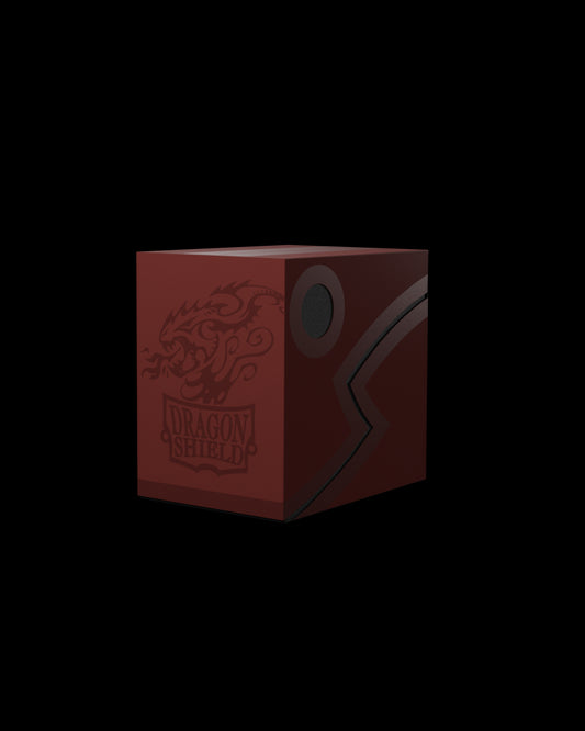 Dragon Shield Double Shell - (Blood Red/Black)