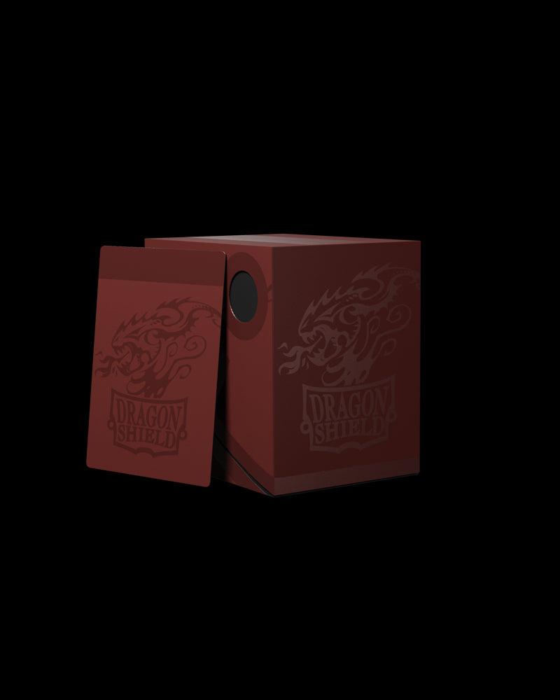 Dragon Shield Double Shell - (Blood Red/Black)