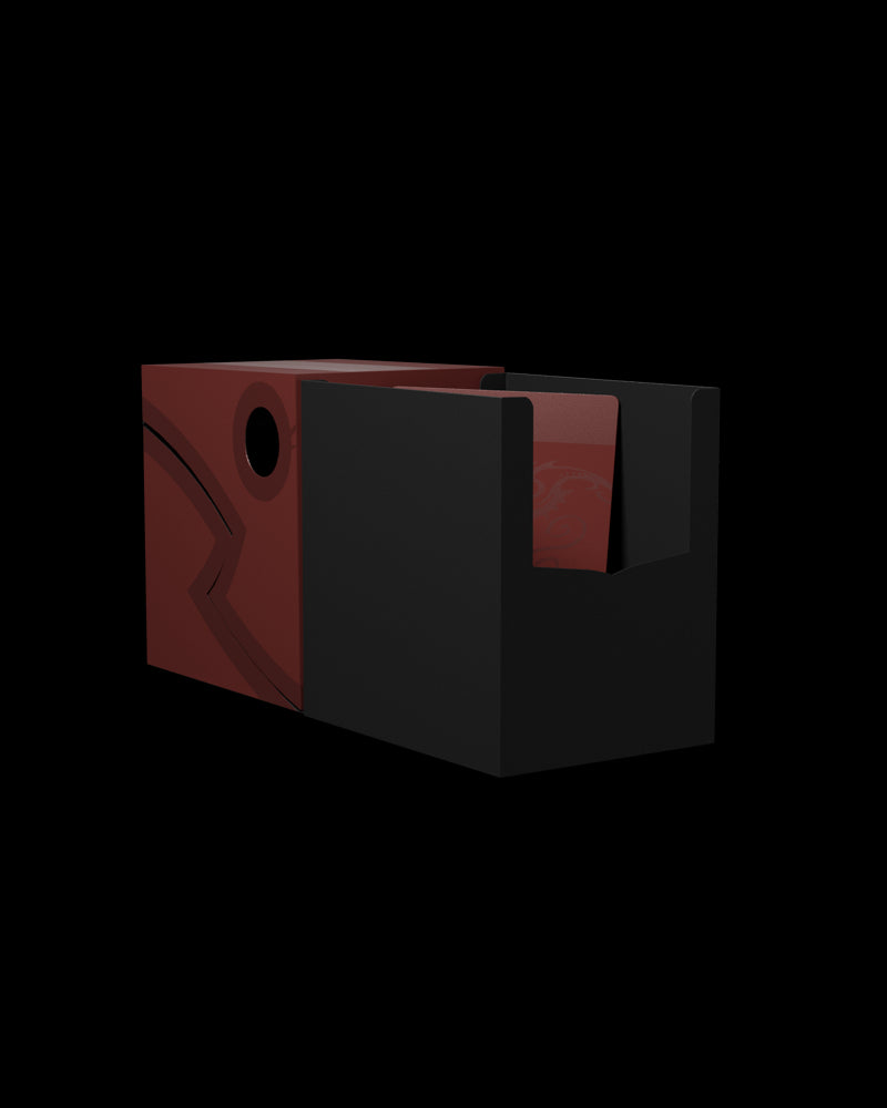 Dragon Shield Double Shell - (Blood Red/Black)