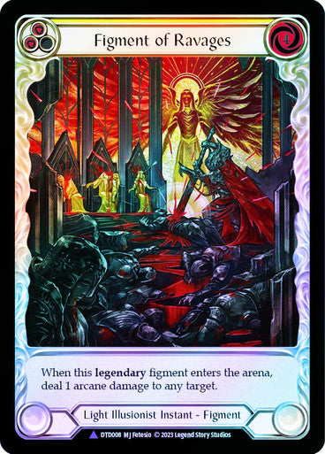 Figment of Ravages // Sekem, Archangel of Ravages | Marvel [Cold Foil]