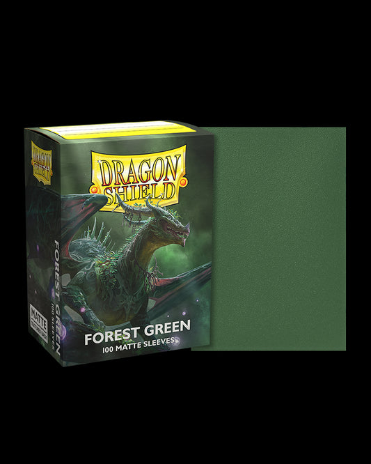 Dragon Shield - Matte Sleeves (Forest Green), 100pcs/pack