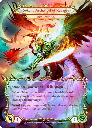 Figment of Ravages // Sekem, Archangel of Ravages | Marvel [Cold Foil]