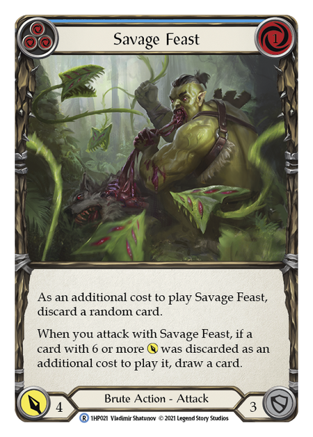 Savage Feast (Blue) | Rare