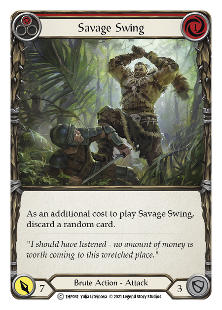 Savage Swing (Red) | Common