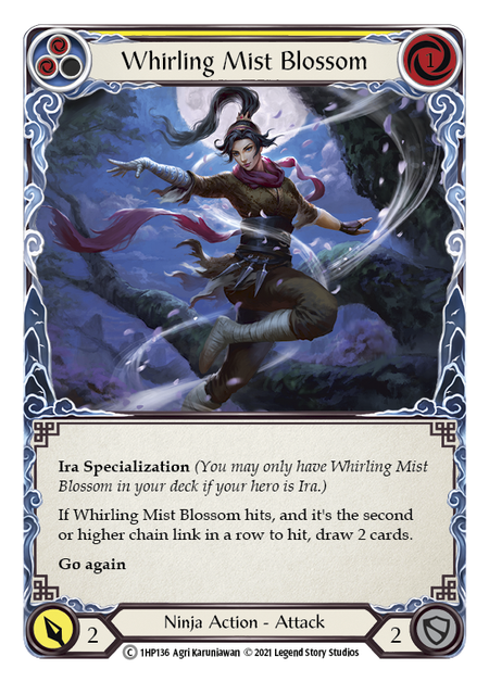 Whirling Mist Blossom (Yellow) | Common