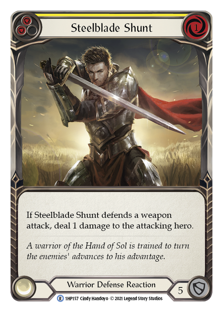 Steelblade Shunt (Yellow) | Rare