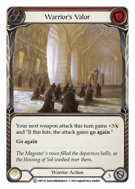 Warrior's Valor (Red) | Rare