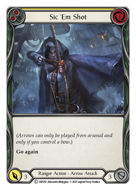 Sic 'Em Shot (Yellow) | Common