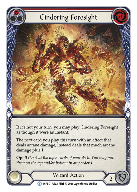 Cindering Foresight (Red) | Rare