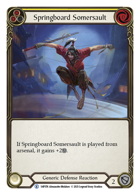 Springboard Somersault (Yellow) | Rare