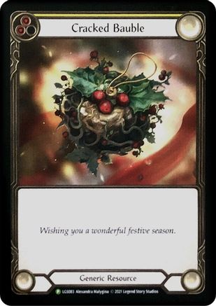 Cracked Bauble | 2021 Holiday Promo [Cold Foil]