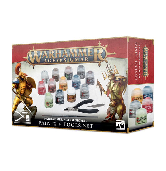 Warhammer Age of Sigmar: Paints & Tools Set