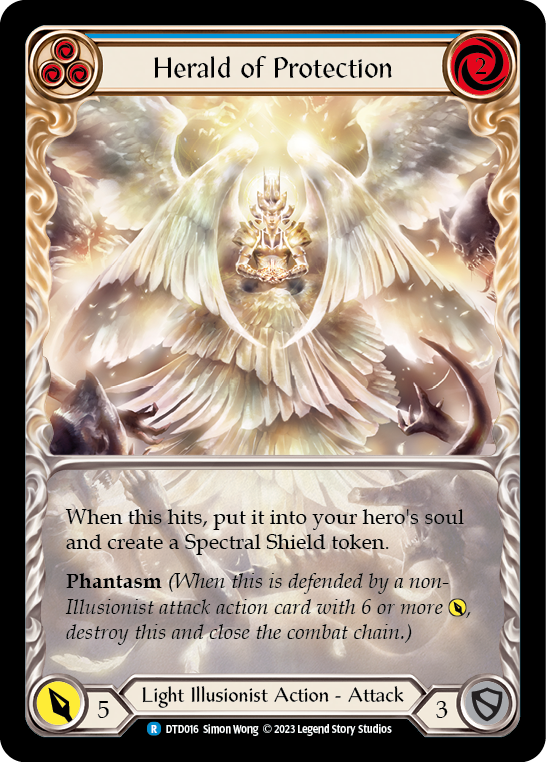 Herald of Protection (Yellow) | Rare [Extended Art]