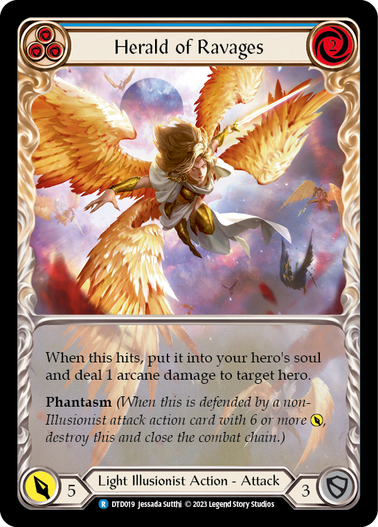 Herald of Ravages (Yellow) | Rare [Extended Art]