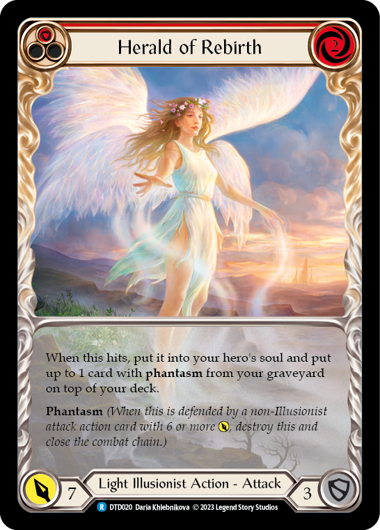 Herald of Rebirth (Blue) | Rare [Extended Art]