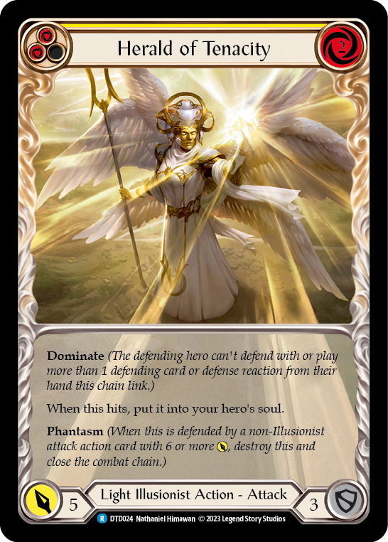 Herald of Tenacity (Red) | Rare [Extended Art]