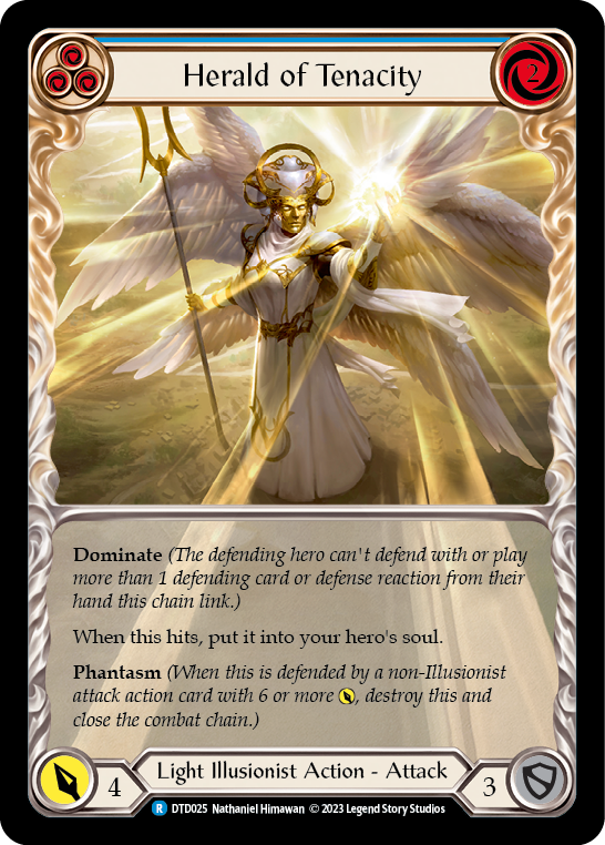 Herald of Tenacity (Yellow) | Rare [Extended Art]