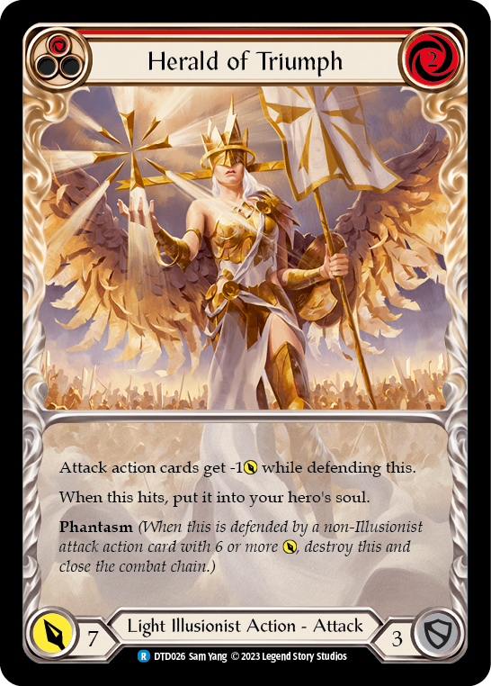 Herald of Triumph (Blue) | Rare [Extended Art]