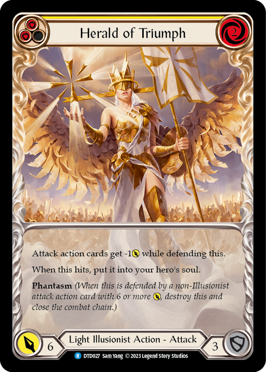 Herald of Triumph (Yellow) | Rare [Extended Art]