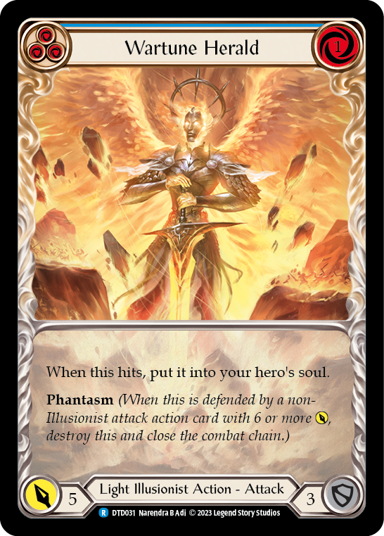 Wartune Herald (Yellow) | Rare [Extended Art]