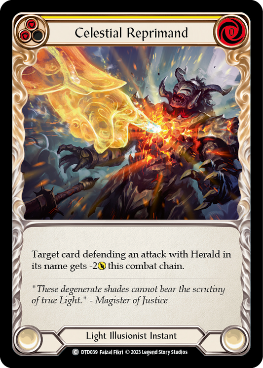 Celestial Reprimand (Yellow) | Common - Playset (3 pcs)