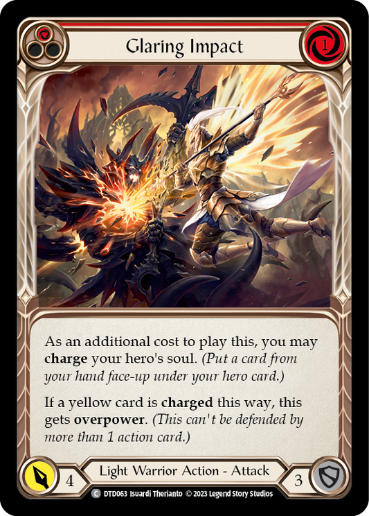 Glaring Impact (Red) | Common [Rainbow Foil]
