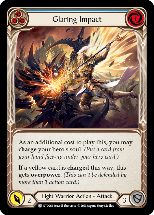 Glaring Impact (Blue) | Common [Rainbow Foil]